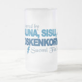 Angetrieben durch Sauna-, Sisu- u. Kossu-Tasse Mattglas Bierglas (Mittel)