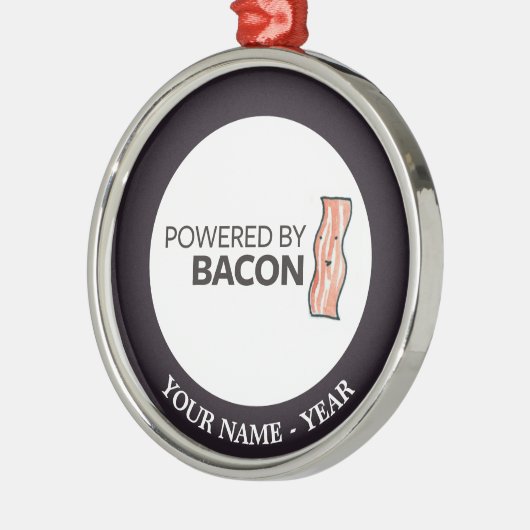 Angetrieben durch Speck 2 Ornament Aus Metall (Links)