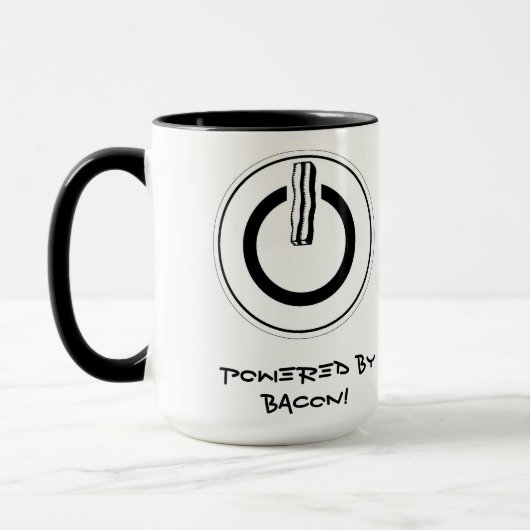 Angetrieben durch SPECK! Tasse (Links)