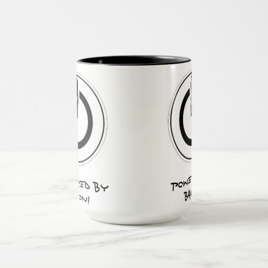 Angetrieben durch SPECK! Tasse (Zentrum)