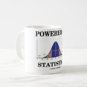 Angetrieben durch Statistiken (Notfall-Spaß) Kaffeetasse (Vorderseite Links)