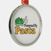 Angetrieben durch Teigwaren-Verzierung Silbernes Ornament (Rechts)