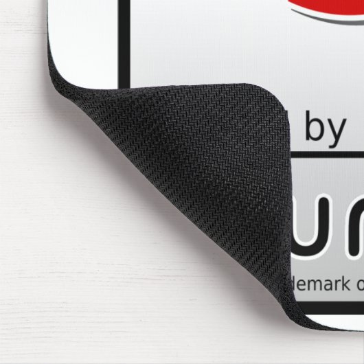 Angetrieben durch Ubuntu Mousepad (Ecke)