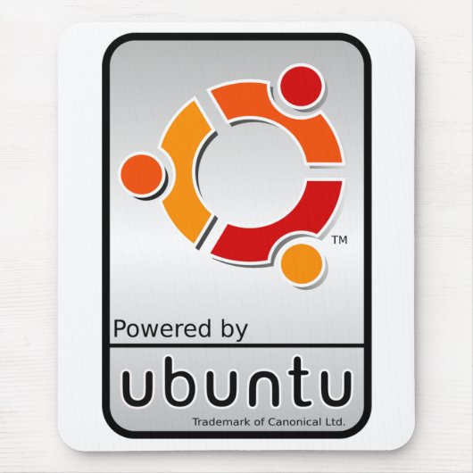 Angetrieben durch Ubuntu Mousepad (Vorne)