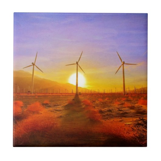 Angetrieben durch Wind Fliese (Vorderseite)