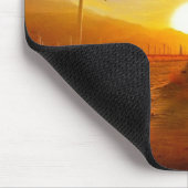 Angetrieben durch Wind Mousepad (Ecke)