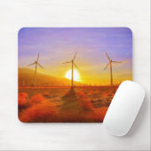 Angetrieben durch Wind Mousepad (Mit Mouse)
