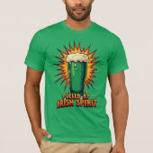 Angetrieben vom irischen Geist T-Shirt (Vorderseite)