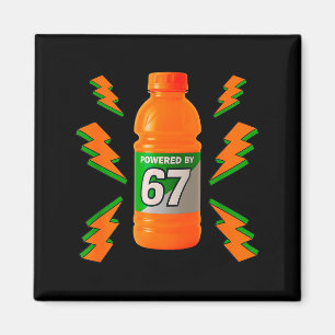 Angetrieben von 67 Aura Energie Lustig 6 7 Meme Se Magnet