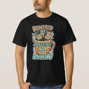 Angetrieben von Angst & Ramen Lustiges Katzen T-Sh T-Shirt