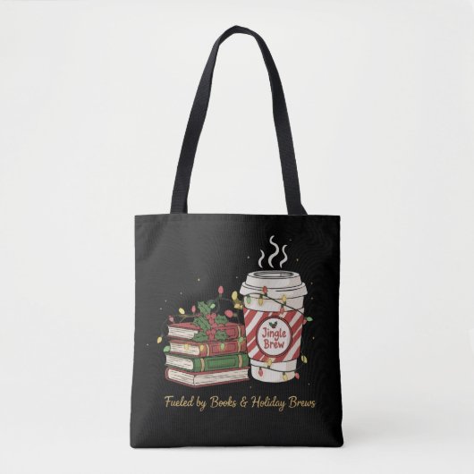 Angetrieben von Büchern & Feiertagsbrause | Gemütl Tasche (Vorderseite)