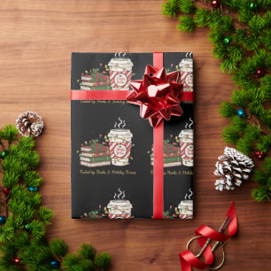 Angetrieben von Büchern und Feiertagsbrause   Gemü Geschenkpapier