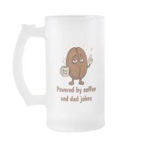 Angetrieben von Coffee Cute Coffee Bean Vatertag