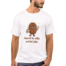 Angetrieben von Coffee Cute Coffee Bean Vatertag