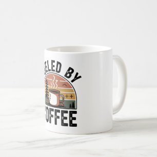 Angetrieben von Coffee Retro Camp Kaffeetasse