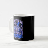 Angetrieben von Dark Roast Wizard Coffee Fantasy Kaffeetasse (Vorderseite Links)
