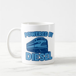 Angetrieben von Diesel-Retro-Zug-Design Kaffeetasse
