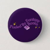 Angetrieben von Fantasy-Büchern Button (Vorderseite)