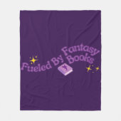 Angetrieben von Fantasy-Büchern Fleecedecke (Vorderseite)