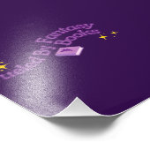Angetrieben von Fantasy-Büchern Fotodruck (Ecke)