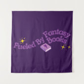Angetrieben von Fantasy-Büchern Wandteppich (Vorderseite)