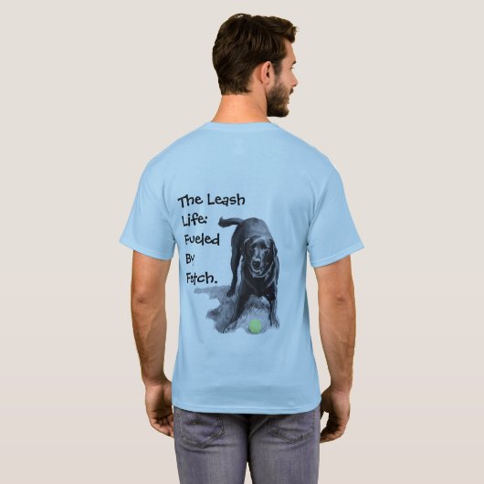 Angetrieben von Fetch T-Shirt (Schwarz voll)
