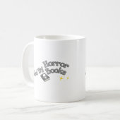 Angetrieben von Horrorbüchern Kaffeetasse (Vorderseite Links)