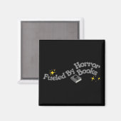 Angetrieben von Horrorbüchern Magnet (Vorderseite/Rückseite)