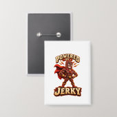Angetrieben von Jerky Superhero Button (Vorderseite/Rückseite)