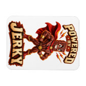 Angetrieben von Jerky Superhero Magnet (Horizontal)