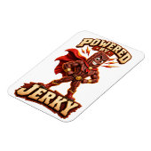 Angetrieben von Jerky Superhero Magnet (Linke Seite)
