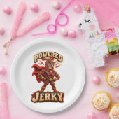 Angetrieben von Jerky Superhero Pappteller (Party)