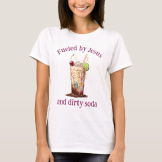 Angetrieben von Jesus und schmutziger Limonade Chr T-Shirt