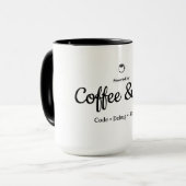 Angetrieben von Kaffee & C# | Programmierer Kaffee Tasse (Vorderseite Links)