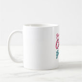 Angetrieben von Kaffee – Good Vibes Tasse (Links)