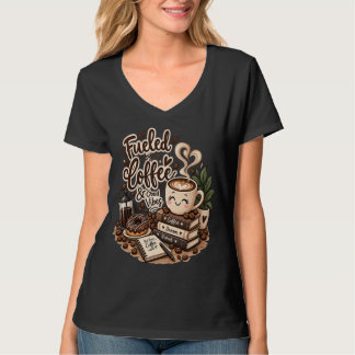 Angetrieben von Kaffee & Guter Laune – Süßer Kaffe T-Shirt