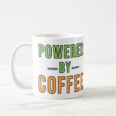 Angetrieben von Kaffee Kaffeetasse (Links)