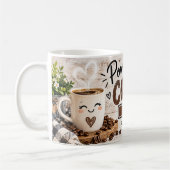 Angetrieben von Kaffee Kaffeetasse (Links)