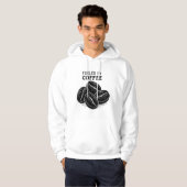 Angetrieben von Kaffee – Lustiges Kaffee-Liebhaber Hoodie (Vorne ganz)