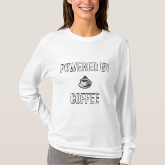 Angetrieben von Kaffee – Minimalistisches Design f T-Shirt