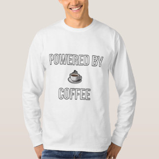 Angetrieben von Kaffee – Minimalistisches Design f T-Shirt