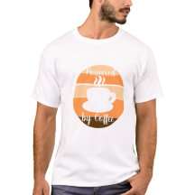 Angetrieben von Kaffee – Morgenmotivation Design