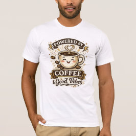Angetrieben von Kaffee T-Shirt