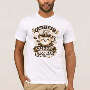 Angetrieben von Kaffee T-Shirt