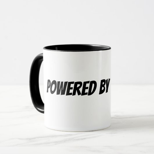 angetrieben von Kaffee Tasse (Vorderseite Links)