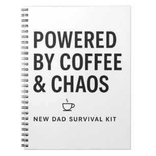 Angetrieben von Kaffee und Chaos - Das Überlebensk Notizblock