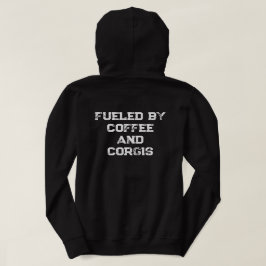 'Angetrieben Von Kaffee Und Corgis ' Hundemama Geb Hoodie