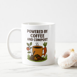 Angetrieben von Kaffee und Kompost @TLCInTheGarden Kaffeetasse