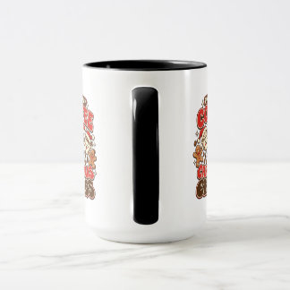 Angetrieben von Kaffee und Weihnachtschaos Tasse