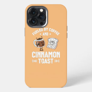 Angetrieben von Kaffee und Zimt Toast Zimt iPhone 13 Pro Max Hülle